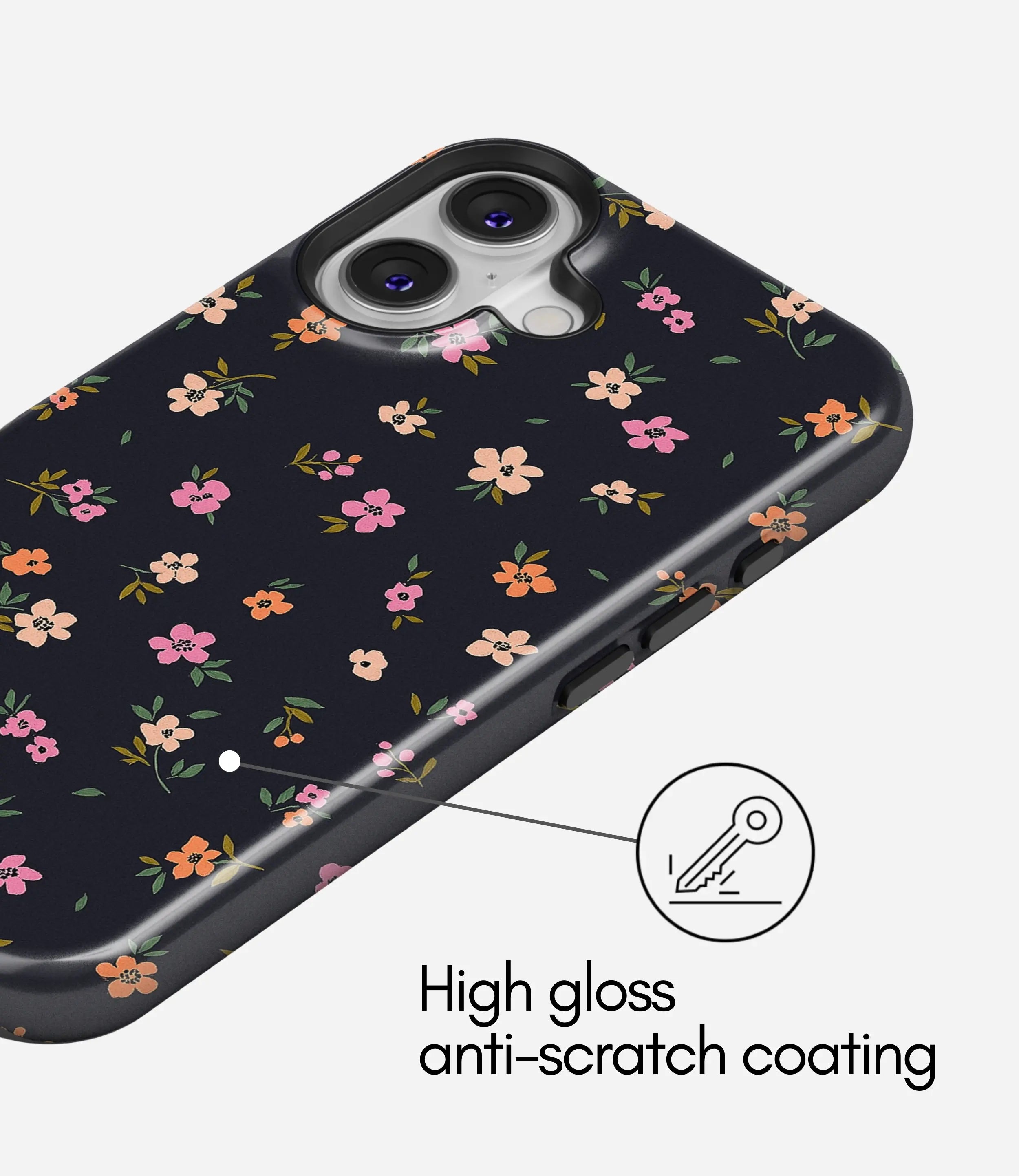 Midnight Meadow Glossy Armoured Case