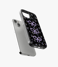 Load image into Gallery viewer, Midnight Bloom Bows Glass Case