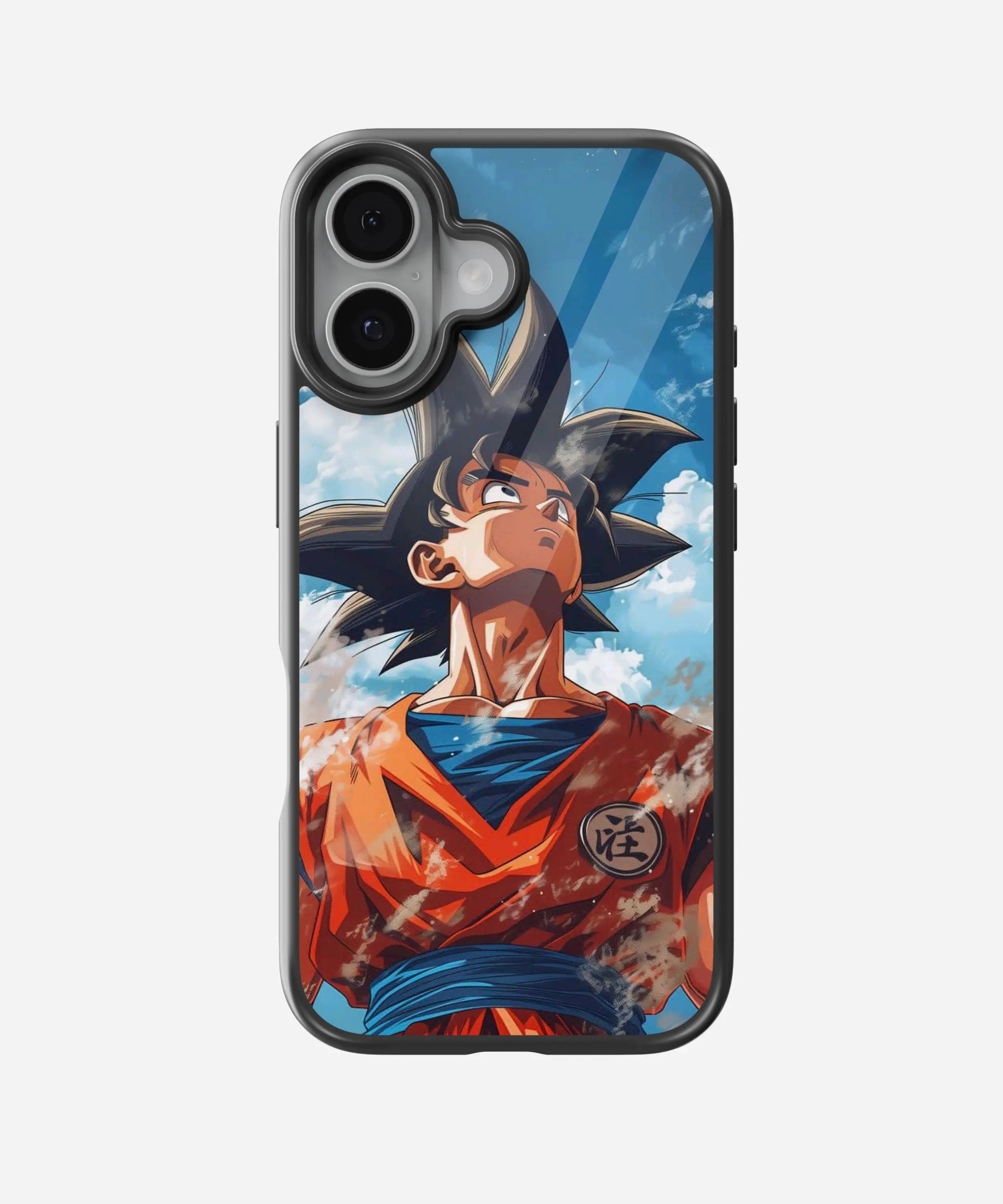 Goku's Horizon Guard Glass Phone Case