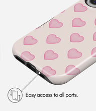 Load image into Gallery viewer, Heart Grid Glossy Armoured Case