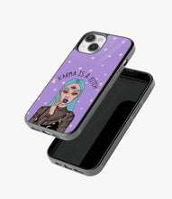 Load image into Gallery viewer, Karma Is Bitch Glass Case