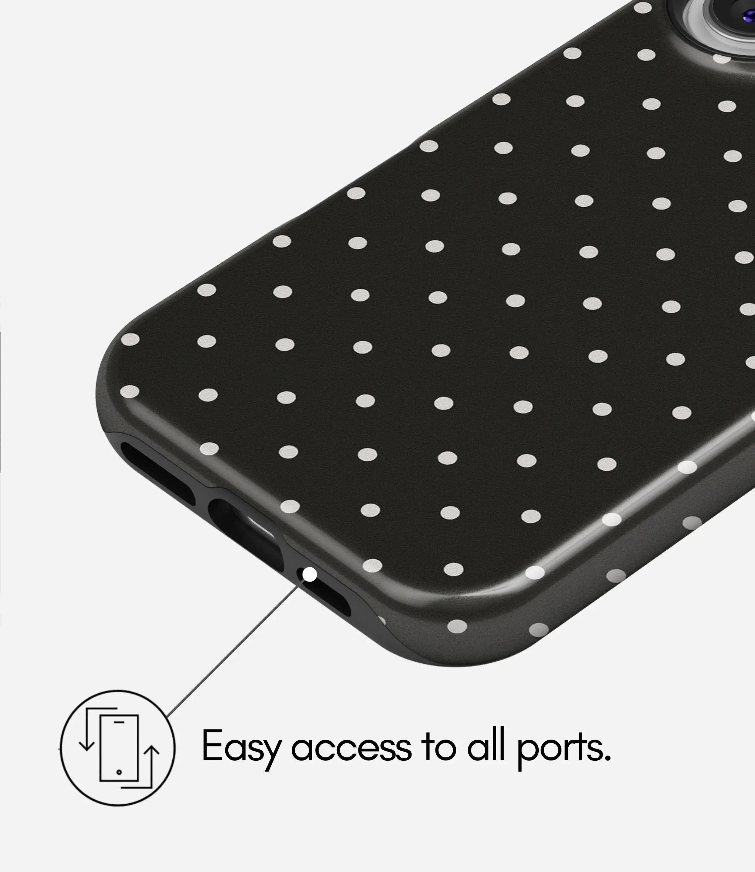 Dot Noir Glossy Armoured Case