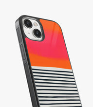 Load image into Gallery viewer, Sunset Ripples Abstract Glass Case