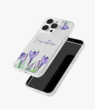 Load image into Gallery viewer, Tulip Treasures Custom Name Silicone Case