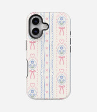 Load image into Gallery viewer, Coquette Bloom Lace Glossy Armoured Case