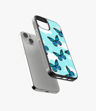 Load image into Gallery viewer, Y2K Aesthetic Butterfly Glass Case