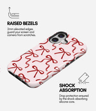 Load image into Gallery viewer, Coquette Pink Bow Glossy Armoured Case