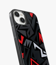 Load image into Gallery viewer, Abstract Horizon Hexagons Pattern Glass Case