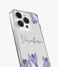 Load image into Gallery viewer, Tulip Treasures Custom Name Silicone Case