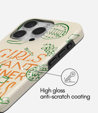 Load image into Gallery viewer, Girls Just Wanna Eat Glossy Armoured Case