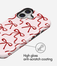 Load image into Gallery viewer, Coquette Pink Bow Glossy Armoured Case
