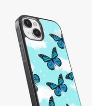 Load image into Gallery viewer, Y2K Aesthetic Butterfly Glass Case