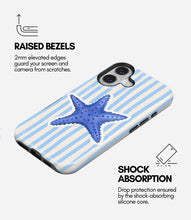 Load image into Gallery viewer, Coastal Starfish Glossy Armoured Case