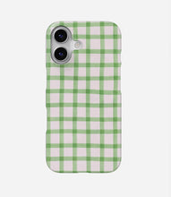 Load image into Gallery viewer, Matcha Gingham Hard Case