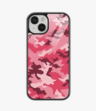 Load image into Gallery viewer, Red Camo Glass Case
