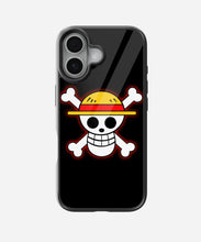 Load image into Gallery viewer, Straw Hat Pirates Logo Glass Phone Case