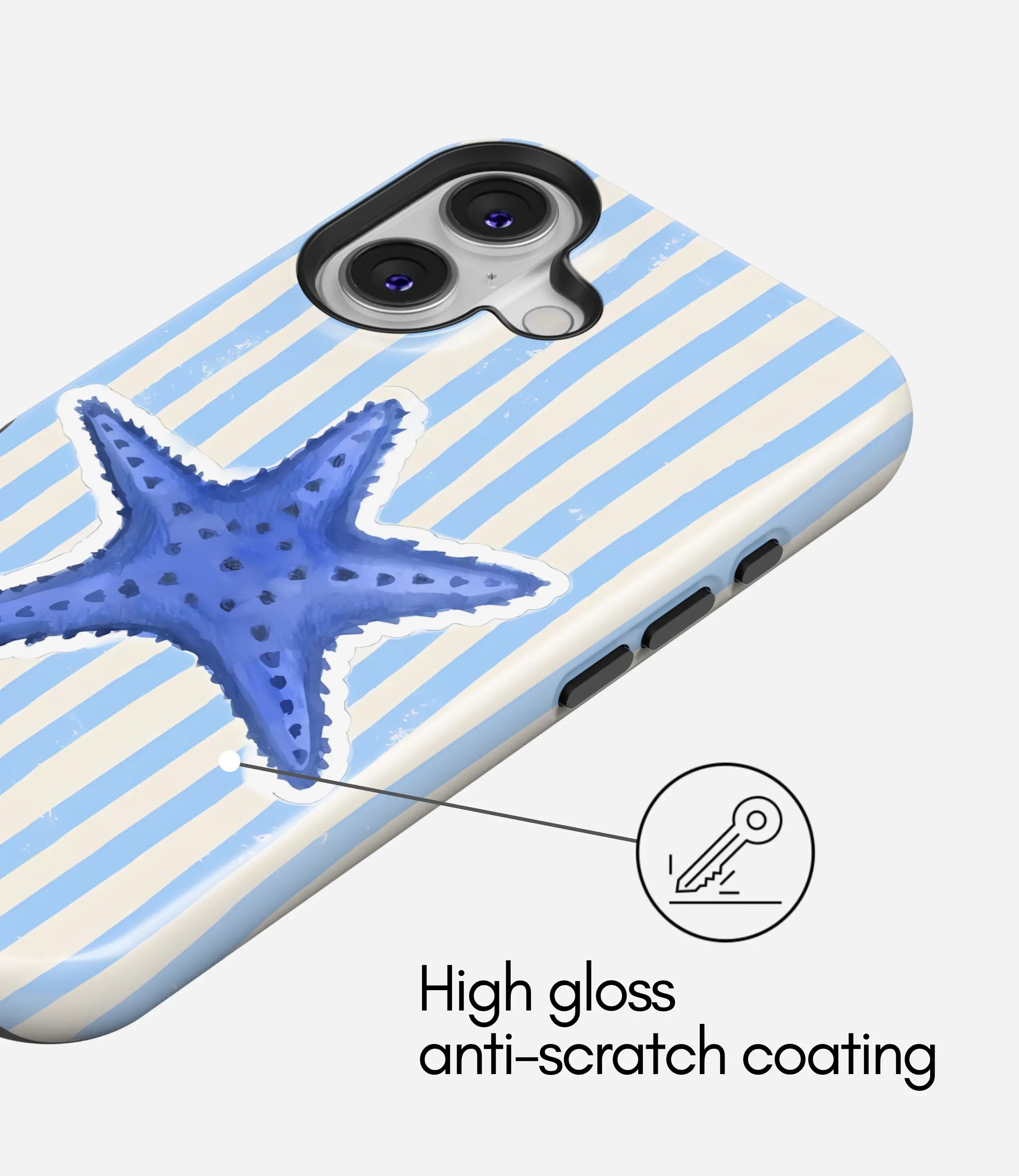 Coastal Starfish Glossy Armoured Case
