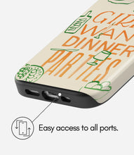 Load image into Gallery viewer, Girls Just Wanna Eat Glossy Armoured Case