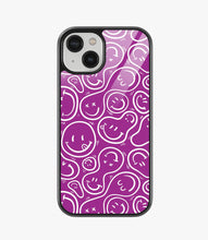 Load image into Gallery viewer, Line Art Emoticons Glass Case