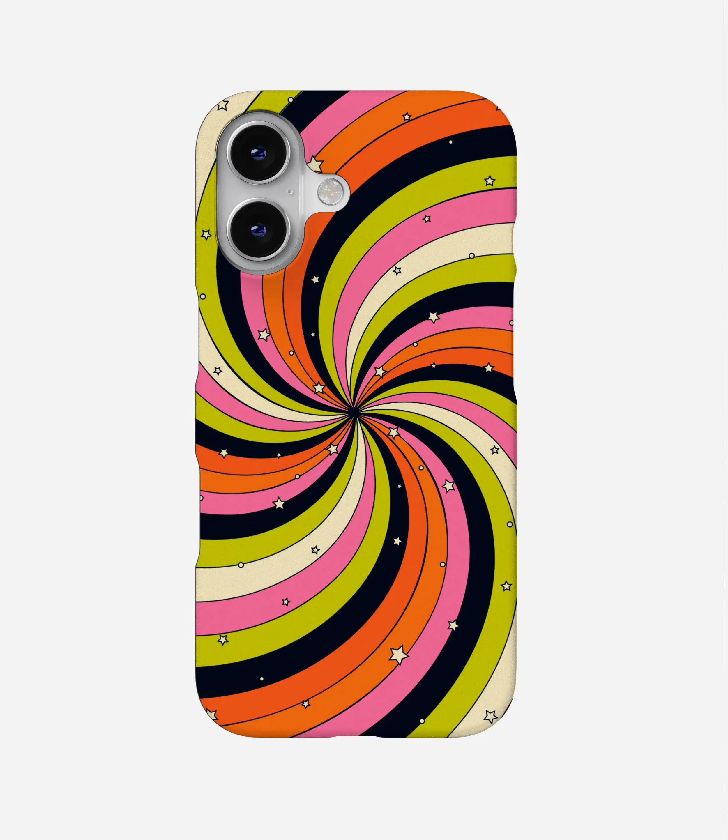 Retro Star Swirl Phone Case