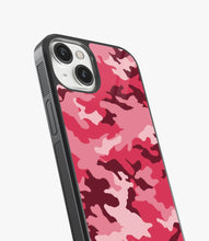 Load image into Gallery viewer, Red Camo Glass Case