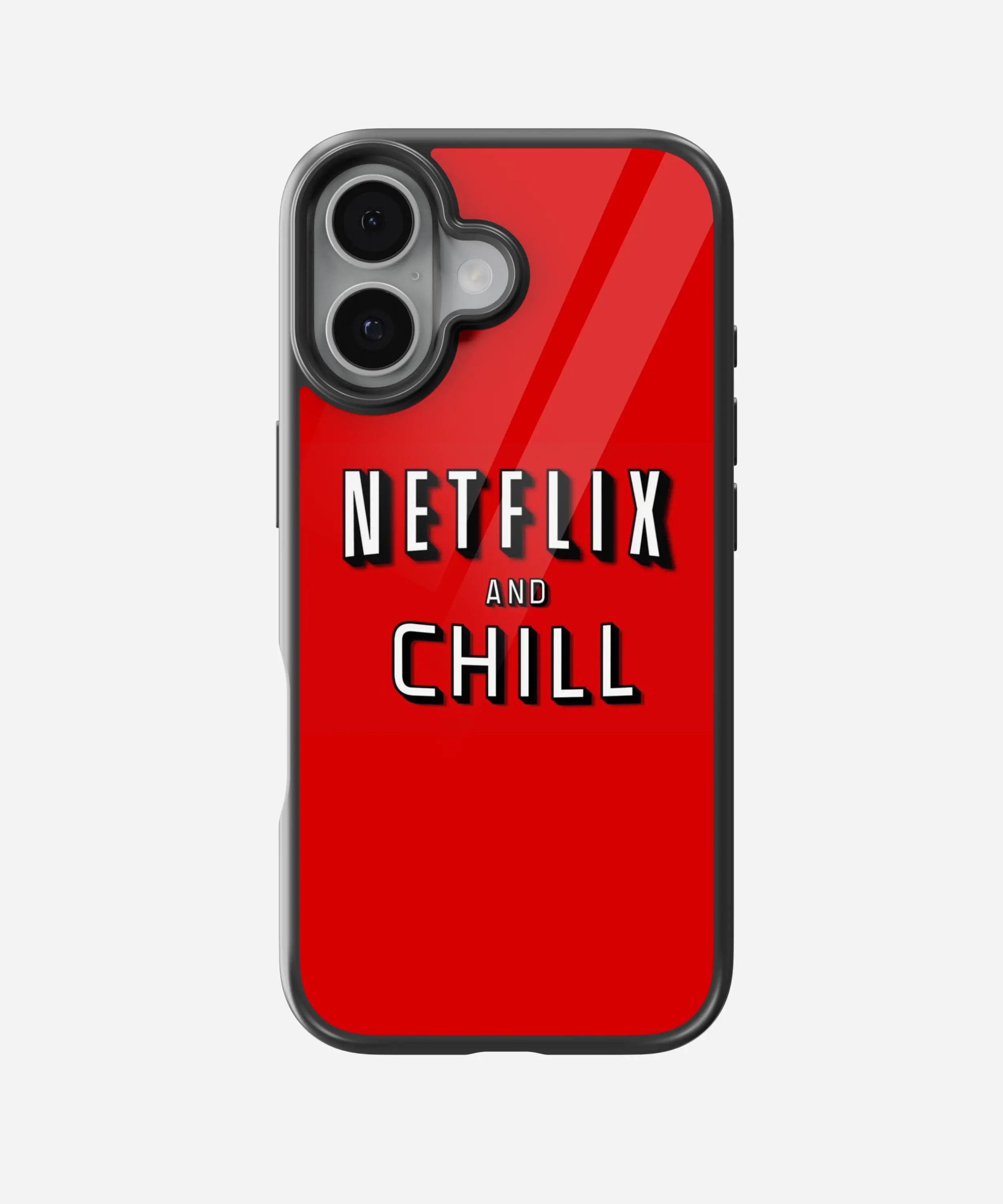 Netflix & Chill Glass Case