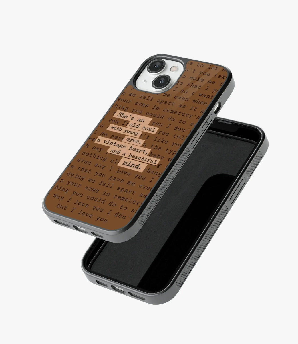 Old Soul Aesthetic Glass Phone Case