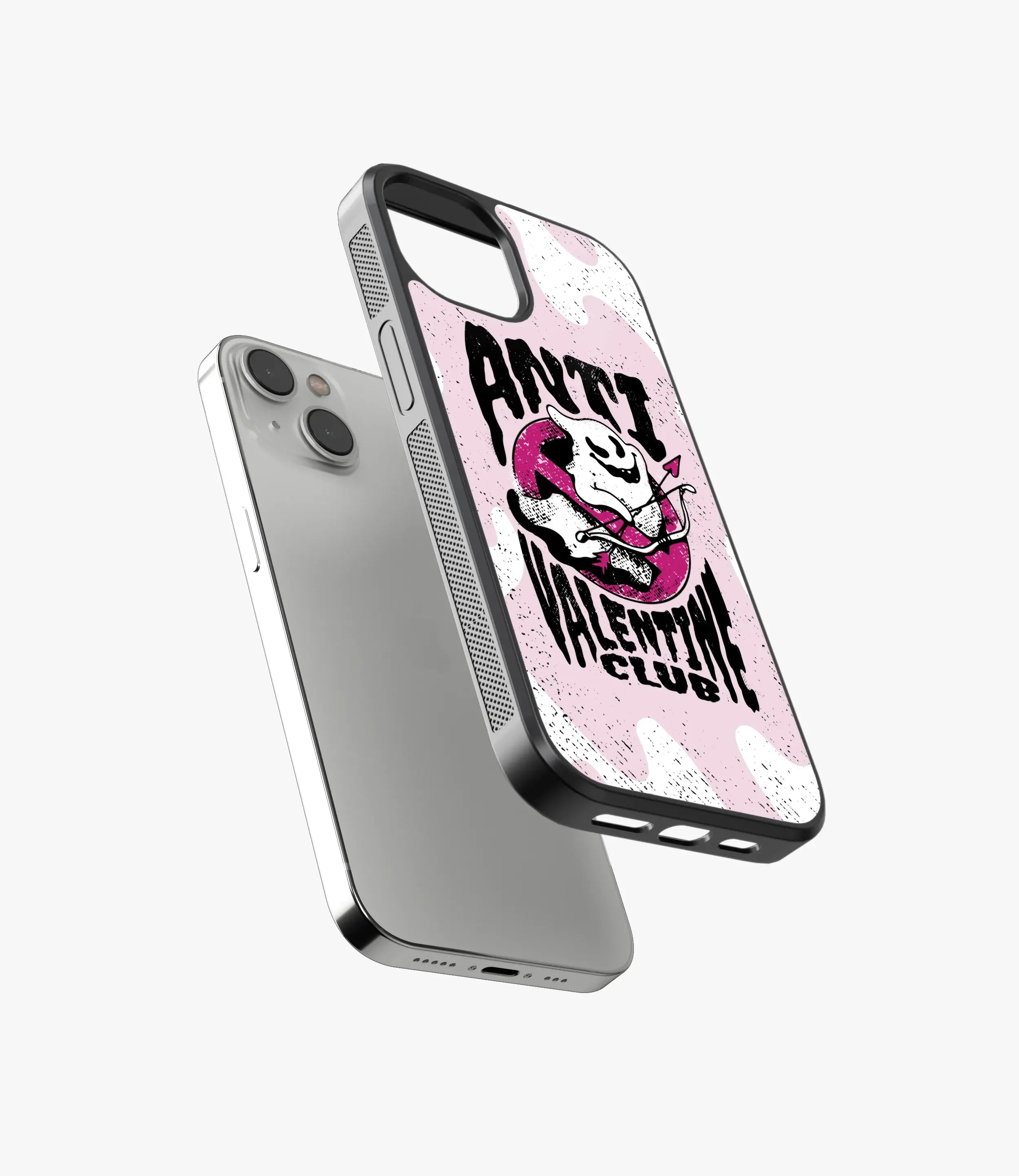 Anti Valentine Club Glass Phone Case