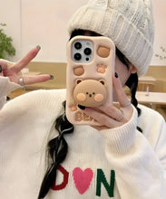 Load image into Gallery viewer, Cute Bear Soft Silicone Phone Case
