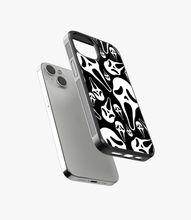 Load image into Gallery viewer, Ghost Face Glass Phone Case