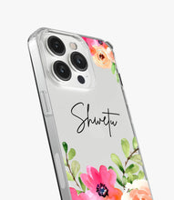 Load image into Gallery viewer, Blossom Blooms Custom Name Silicone Case