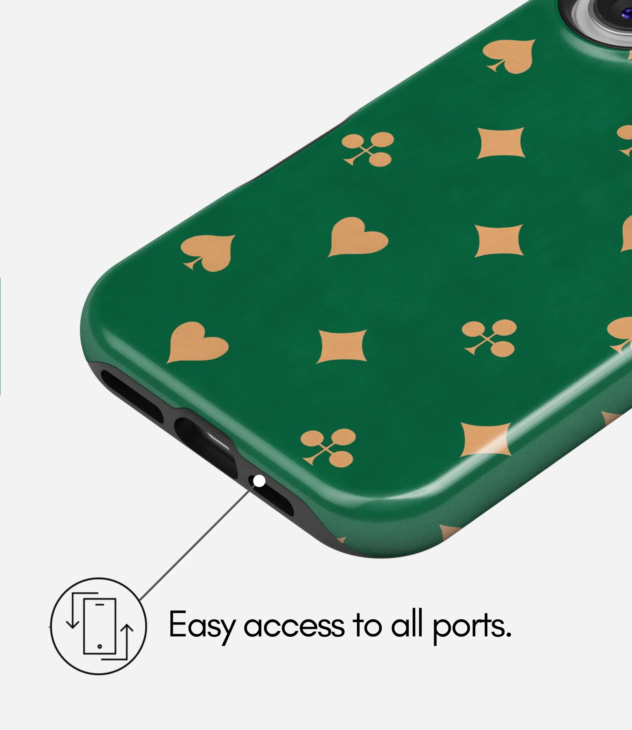Lucky Suits Glossy Armoured Case