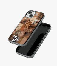 Load image into Gallery viewer, Moon Is Love Aesthetic Glass Phone Case