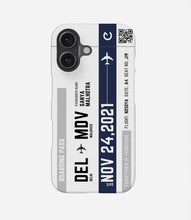 Load image into Gallery viewer, Travel City Boarding Pass Matte Case