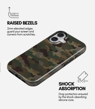 Load image into Gallery viewer, Classic Woodland Camo Glossy Armoured Case