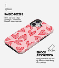 Load image into Gallery viewer, Love Scribbles Glossy Armoured Case