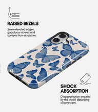 Load image into Gallery viewer, Indigo Flutter Glossy Armoured Case