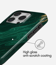 Load image into Gallery viewer, Enchanted Malachite Glossy Armoured Case