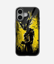 Load image into Gallery viewer, Yellow Goku Art Glass Phone Case
