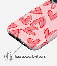 Load image into Gallery viewer, Love Scribbles Glossy Armoured Case