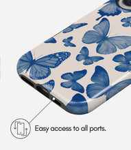 Load image into Gallery viewer, Indigo Flutter Glossy Armoured Case