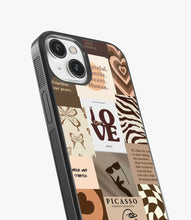 Load image into Gallery viewer, Love Picaso Aesthetic Glass Phone Case