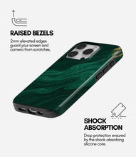 Load image into Gallery viewer, Enchanted Malachite Glossy Armoured Case