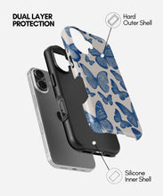 Load image into Gallery viewer, Indigo Flutter Glossy Armoured Case