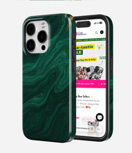 Load image into Gallery viewer, Enchanted Malachite Glossy Armoured Case