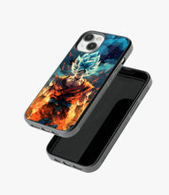 Load image into Gallery viewer, Goku Dynamic Glass Phone Case