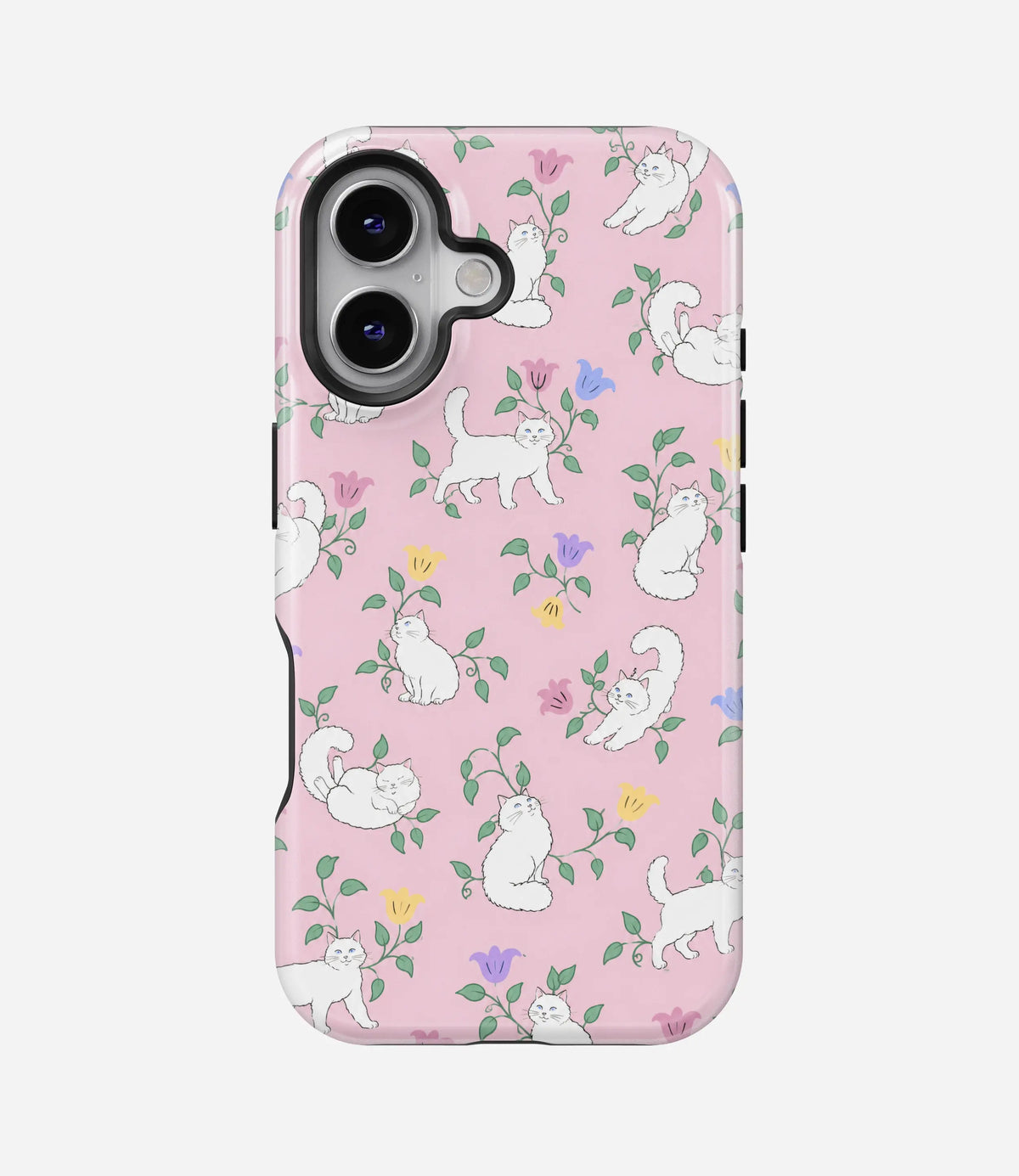 Blooming Meow Glossy Armoured Case