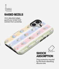 Load image into Gallery viewer, Pastel Bouquet Stripes Glossy Armoured Case