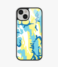 Load image into Gallery viewer, Yellow Camo Glass Case