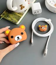 Load image into Gallery viewer, Snoopy Bear Charger Case & Cable Protector (18W/20W)